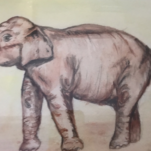 🌸NEW🌸 Elephant Framed Artwork - Picture 8 of 15